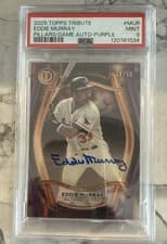 2025 Topps Tribute Pillars Of The Game Autographs Eddie Murray #PTGA-MUR card