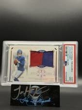 2025 Panini National Treasures Rookie Patches Jaxson Dart #207 card