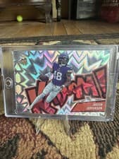Justin Jefferson 2023 Panini Absolute Kaboom Horizontal card