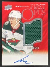 2024-25 Upper Deck Premier First Opus Rookie Auto Jersey Liam Ohgren #FO-LO card