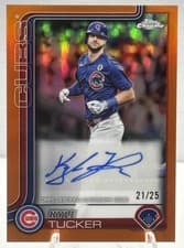 2025 Topps Chrome Update Autographs Kyle Tucker #AC-KT card