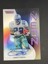 2025 Leaf Vivid Neon Autographs Emmitt Smith #NA-ES1 card