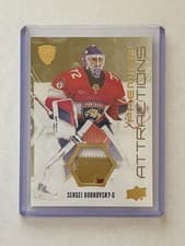 2024-25 Upper Deck Premier Premier Attractions Jersey Sergei Bobrovsky #PA-SB card