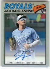 2026 Topps Heritage Chrome Autographs Jac Caglianone #ROAC-JCA card
