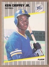 Ken Griffey Jr. 1989 Fleer card