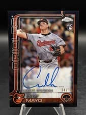 2025 Topps Chrome Update Rookie Debut Autographs Coby Mayo #CRDA-CMA card