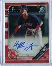 2019 Bowman Draft Chrome Picks Autograph Matthew Lugo #CDA-ML