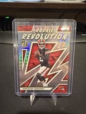 Shedeur Sanders 2025 Donruss Rookie Revolution card