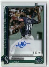 2025 Topps Chrome Update Autographs Sauryn Lao #AC-SL card