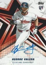 2026 Topps Baseball Stars Autographs George Valera #BSA2-GV card