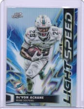 2025 Topps Cosmic Chrome Light Speed De'Von Achane #LS-17 card