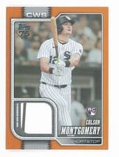 2026 Topps Real One Relics Colson Montgomery #157 card