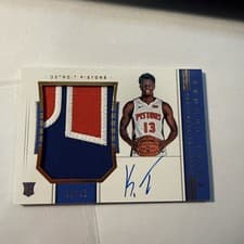 2018 Panini National Treasures Khyri Thomas Patch Autograph #145