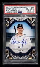 2025 Topps Transcendent Collection Transcendent Collection Autographs Aaron Judge #TAC-AJ card