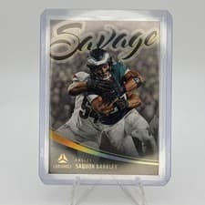 2025 Panini Luminance Savage Saquon Barkley #7 card