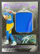 2025 Panini Black Rookie Patch Autographs Terrance Ferguson #33 card
