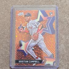 2025 Topps Cosmic Chrome StarFractor Kristian Campbell #SF-96 card
