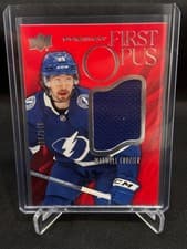 2024-25 Upper Deck Premier First Opus Rookie Jersey Maxwell Crozier #FO-MC card