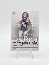2024-25 Panini Court Kings Works in Progress Devin Carter #11 card