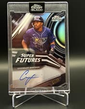 Chandler Simpson 2026 Topps Chrome Black Super Futures Autographs card