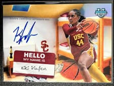 Kiki Iriafen 2024-25 Bowman University Chrome Campus Dorm Signatures card