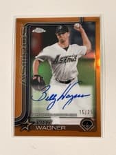 2025 Topps Chrome Update Legends Autographs Billy Wagner #CLA-BW card