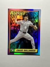2025 Topps Update 1990 Topps Baseball Chase Dollander #U90-50 card