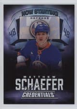 2025-26 Upper Deck Credentials Now Starring Matthew Schaefer #NS-24 card