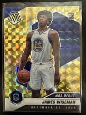 James Wiseman 2020 Panini Mosaic card