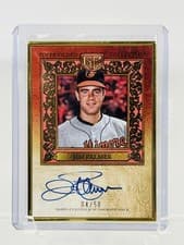 2025 Topps Gilded Collection Gold Framed Hall of Fame Autographs Jim Palmer #HAFA-JP card