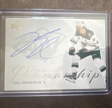 2024-25 Upper Deck Premier Premier Penmanship Joel Eriksson Ek #PEN-JE card