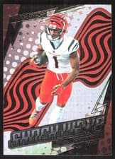 2025 Panini Revolution Shock Wave Ja'Marr Chase #10 card