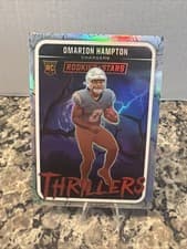 2025 Panini Rookies & Stars Thrillers Omarion Hampton #17 card