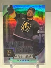 2025-26 Upper Deck Credentials Bright Cellys Tomas Hertl #BC-25 card