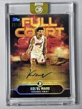 2025-26 Topps 3 Full Court Signs Kel'el Ware #FS-KW card