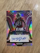2025 Panini Prizm Black Prizmatrix Signatures DeAngelo Hall #42 card