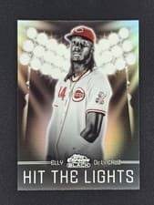 2025 Topps Chrome Black Hit the Lights Elly De La Cruz #HTL-8