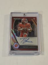 Trevor Lawrence 2021 Panini Prizm Draft Picks Autographs card
