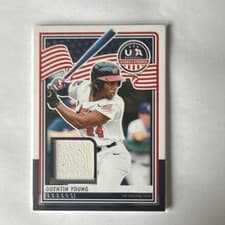 2025 Panini Stars & Stripes USA Materials Quentin Young #USA-QY card