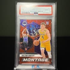 Dalton Knecht 2024-25 Panini Mosaic Montage card