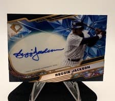 2025 Topps Diamond Icons Icons Chrome Autographs Reggie Jackson #ACC-RJA card