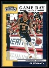 2019 Panini Contenders Draft Picks Game Day Ticket JA Morant #2 card