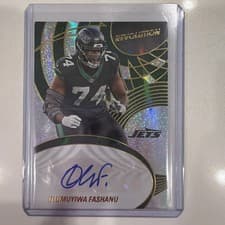 2025 Panini Revolution Autographs Olumuyiwa Fashanu #37 card