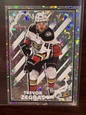 Trevor Zegras 2022 Topps NHL Sticker card