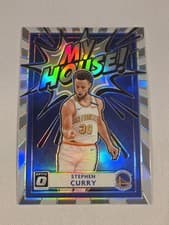 Stephen Curry 2020 Panini Donruss Optic My House card