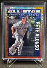 Pete Alonso 2025 Topps 1990 Topps Baseball All Stars Chrome Refractor card