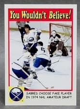 Buffalo Sabres 2024-25 Parkhurst Champions You Wouldn't Believe card