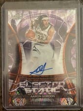2025-26 Topps Cosmic Chrome Electro Static Signatures Aaron Gordon #ESS-AG card