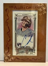 2025 Topps Allen & Ginter Framed Mini Autographs (Baseball) Connor Norby #MA-CNO card