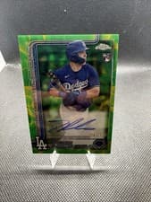 2025 Topps Chrome Sapphire Rookie Autographs Sapphire Dalton Rushing #RA-DR card